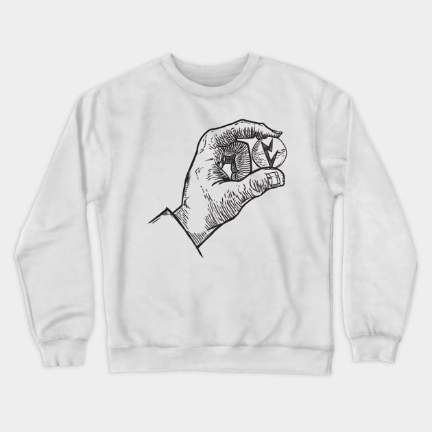 Take a Vrill Pill Crewneck Sweatshirt by Mansemat